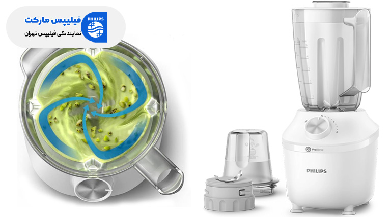 مخلوط کن و آسیاب فیلیپس مدل HR2191 برای تهیه انواع نوشیدنی و دسرها