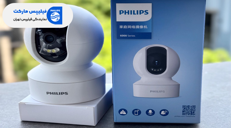 دوربین با قابلیت چرخش دوربین هوشمند چرخشی فیلیپس مدل TAI6000W سری 6000
