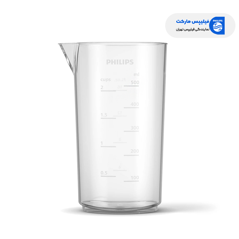 لیوان پایه بلند 500 میلی لیتری گوشت کوب برقی فیلیپس مدل HR2683