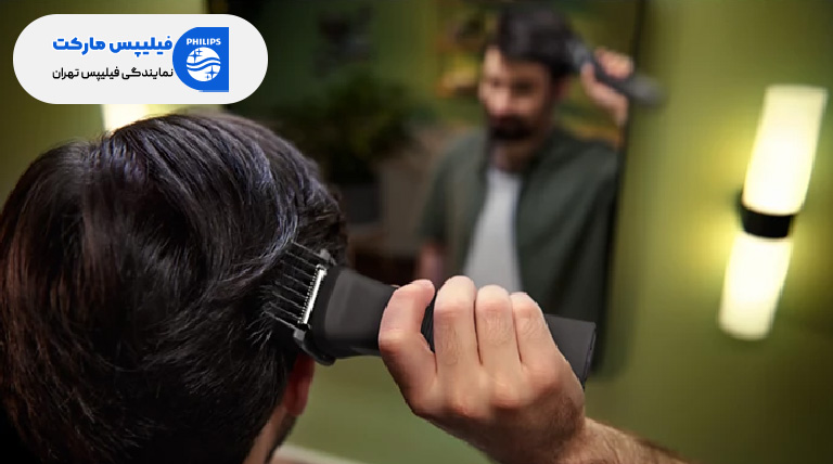 اصلاح موهای سر با ماشین اصلاح سر فیلیپس مدل MG7940