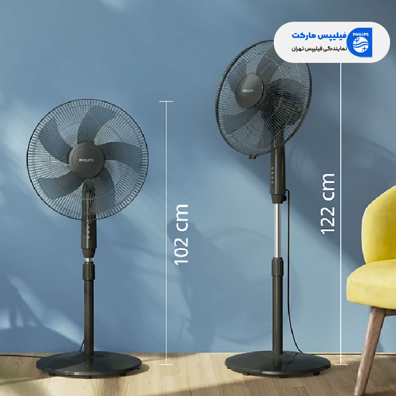 قابلیت تنظیم ارتفاع پنکه فیلیپس مدل ACP620