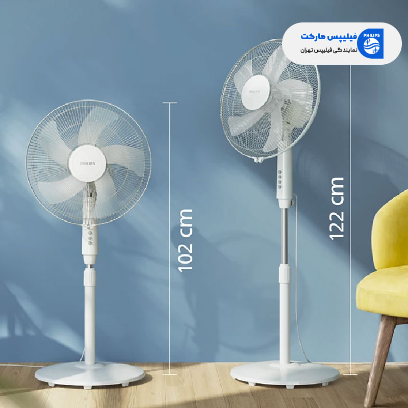 قابلیت تنظیم میله پنکه ایستاده فیلیپس مدل ACP620