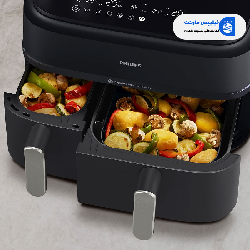 تهیه انواع غذای فست فودی با سرخ کن بدون روغن فیلیپس مدل NA551