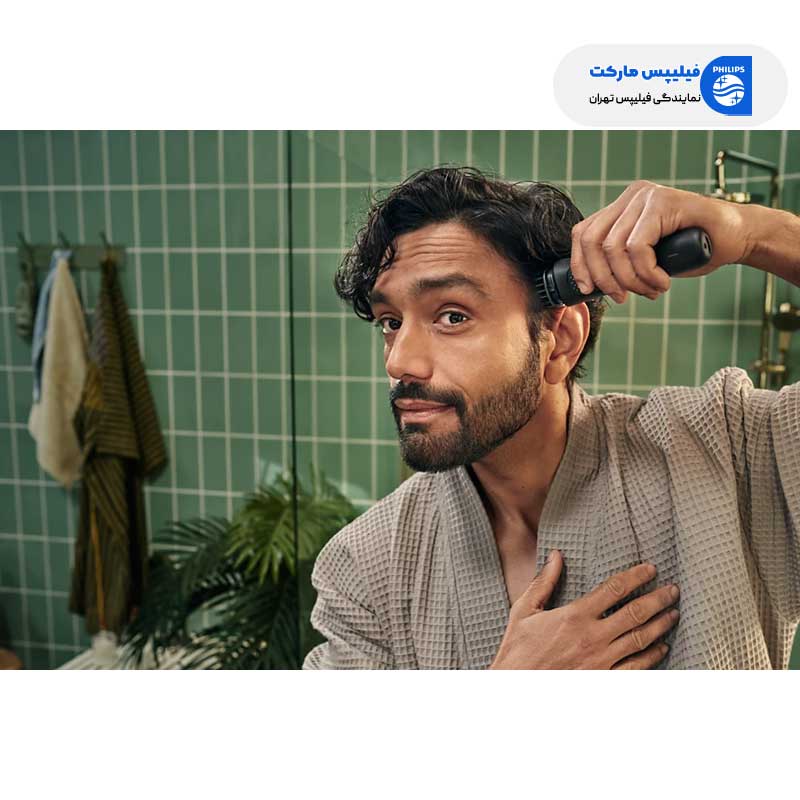 کوتاه کردن موهای سر با ماشین اصلاح صورت فیلیپس مدل MG3920