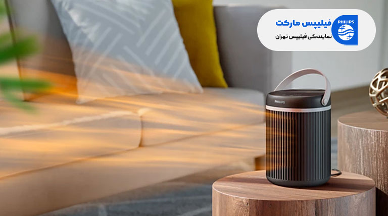 گرم کردن اتاق خواب یا دفتر کار با فن هیتر برقی فیلیپس مدل CX3120