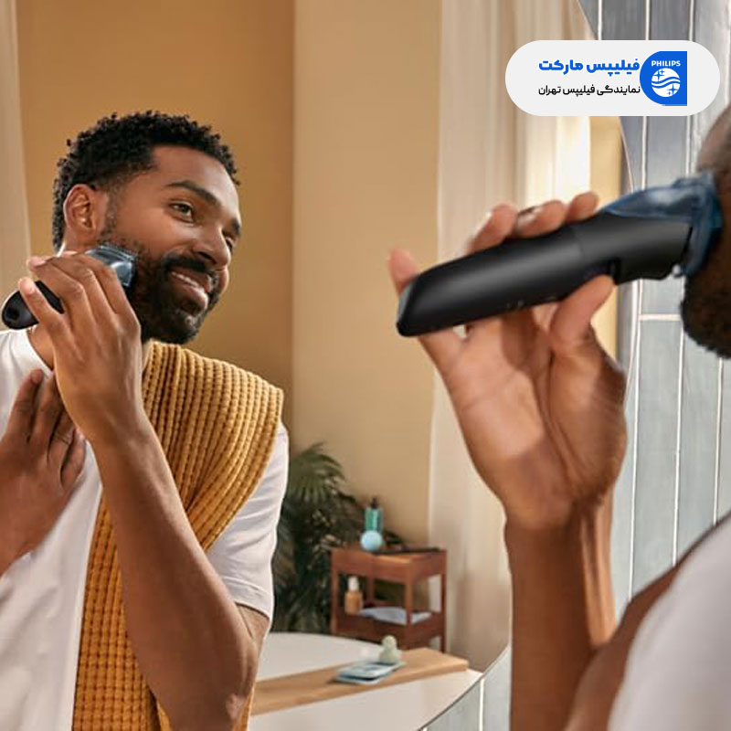 اصلاح موهای صورت و ریش با ماشین اصلاح فیلیپس مدل BT5780/15