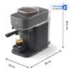 اسپرسوساز خانگی فیلیپس philips baristina bar300 60